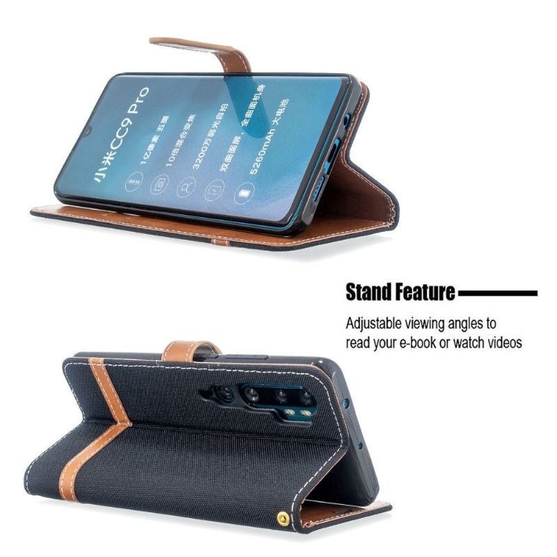 Etui Xiaomi Mi Note 10 / 10 Pro Flip Cover Stofbetræk