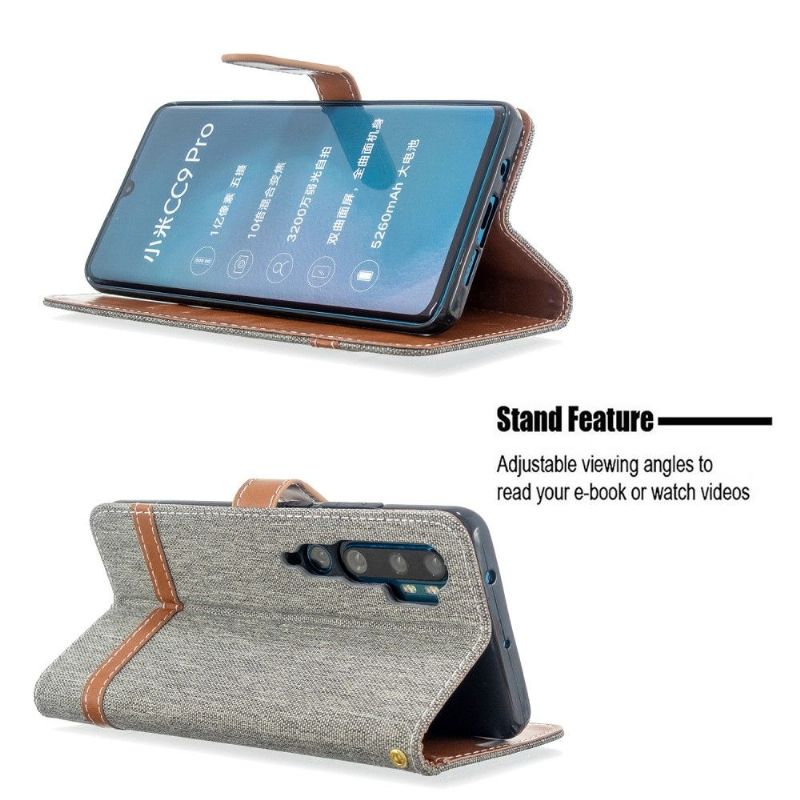 Etui Xiaomi Mi Note 10 / 10 Pro Flip Cover Stofbetræk