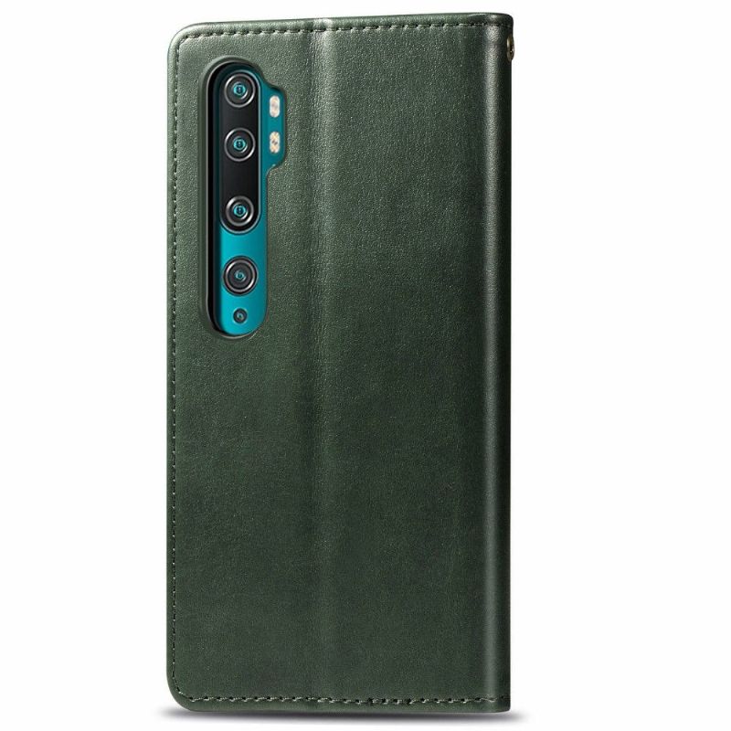 Læder Cover Xiaomi Mi Note 10 / 10 Pro Original Indila Kunstlæder Med Stativfunktion