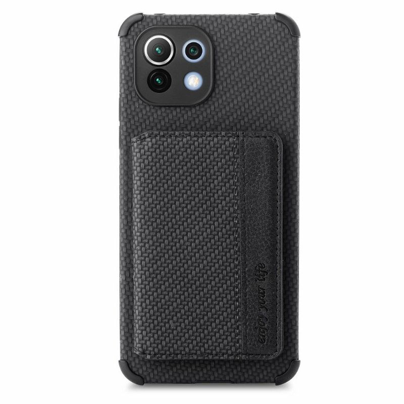 Cover Xiaomi Mi 11 Carbon Fiber Card Holder