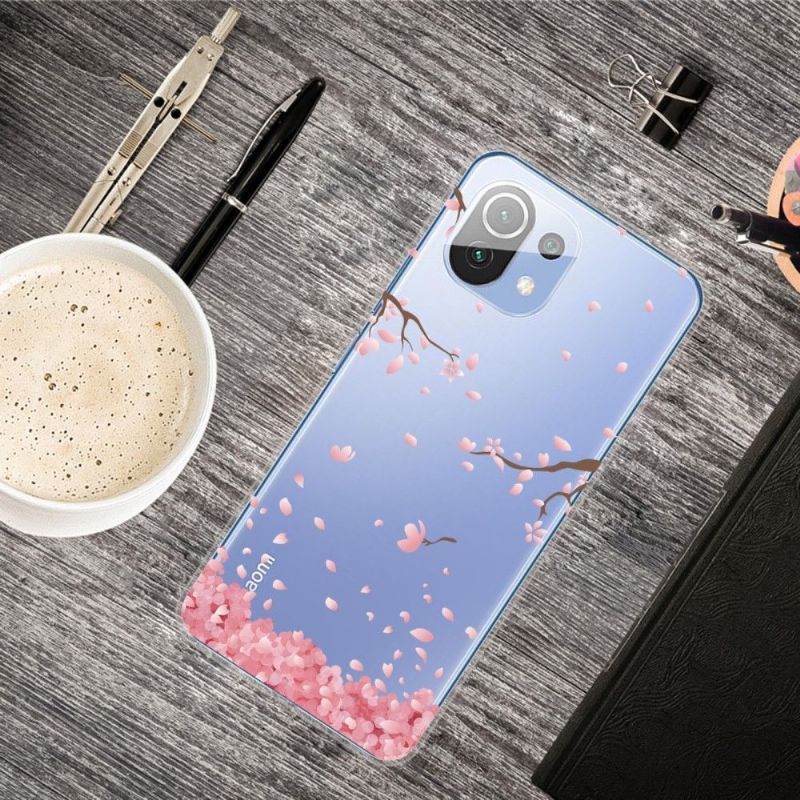 Cover Xiaomi Mi 11 Lyserød Blomst