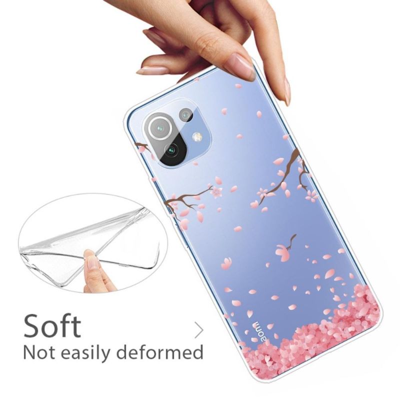 Cover Xiaomi Mi 11 Lyserød Blomst