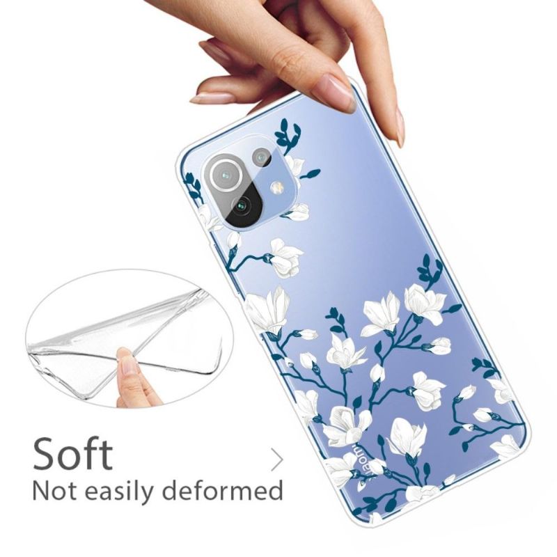Mobilcover Xiaomi Mi 11 Original Hvide Blomster