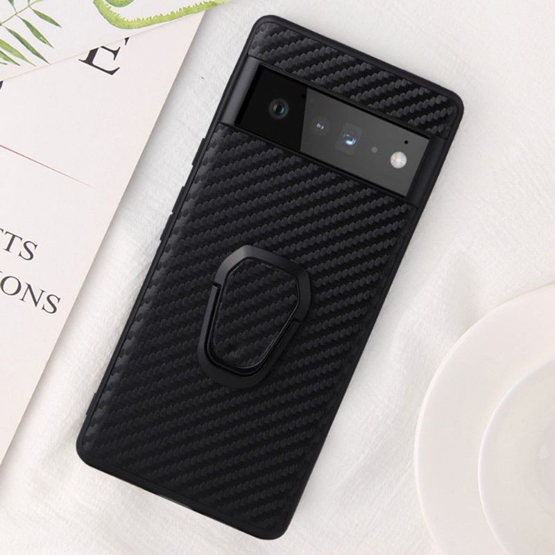 Cover Google Pixel 6 Anti-fald Carbon Fiber Support Funktion