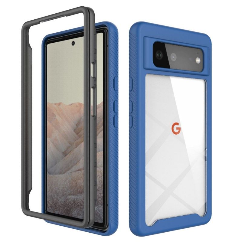 Cover Google Pixel 6 Hemming Hybrid Klar Ryg Stødsikker