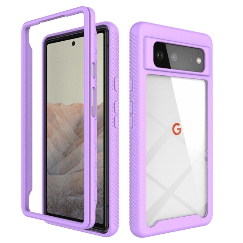 Cover Google Pixel 6 Hemming Hybrid Klar Ryg Stødsikker