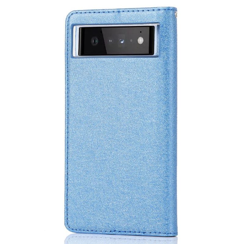 Flip Cover Google Pixel 6 Læder Cover Blue Moon Flap Kortholder