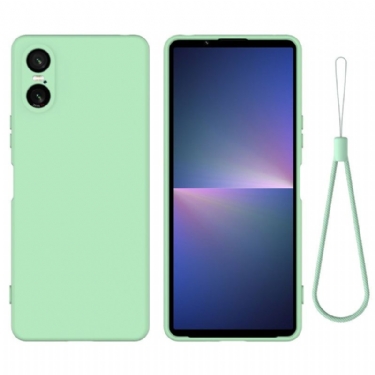 Cover Sony Xperia 10 Vi Flydende Silikone Strop