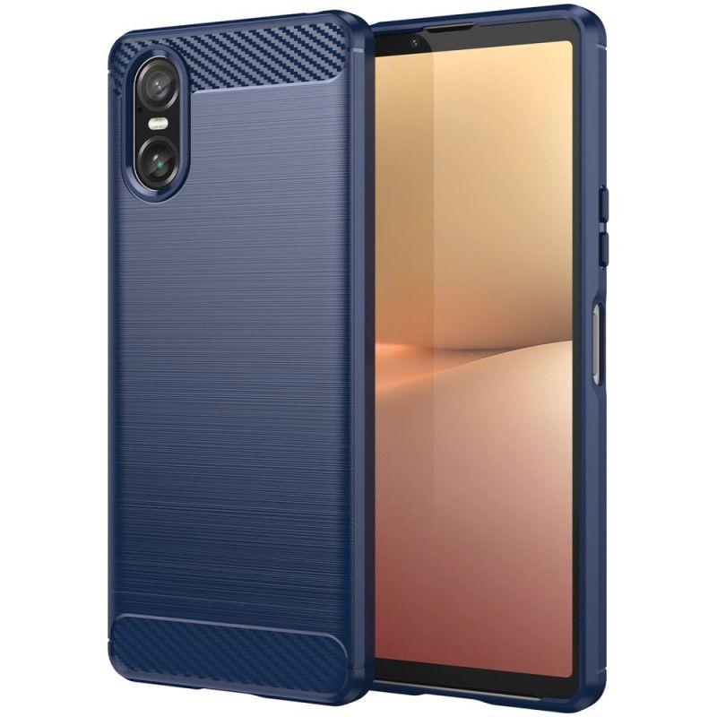 Cover Sony Xperia 10 Vi Telefon Etui Børstet Kulfiber