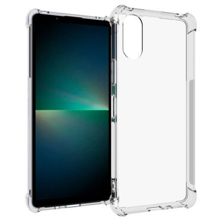 Cover Sony Xperia 10 Vi Telefon Etui Gennemsigtige Forstærkede Hjørner