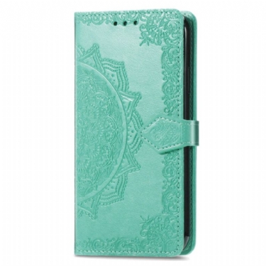 Flip Cover Sony Xperia 10 Vi Barok Mandala Med Rem