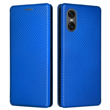 Flip Cover Sony Xperia 10 Vi Kulfiber