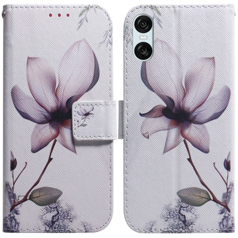 Flip Cover Sony Xperia 10 Vi Lyserød Blomst