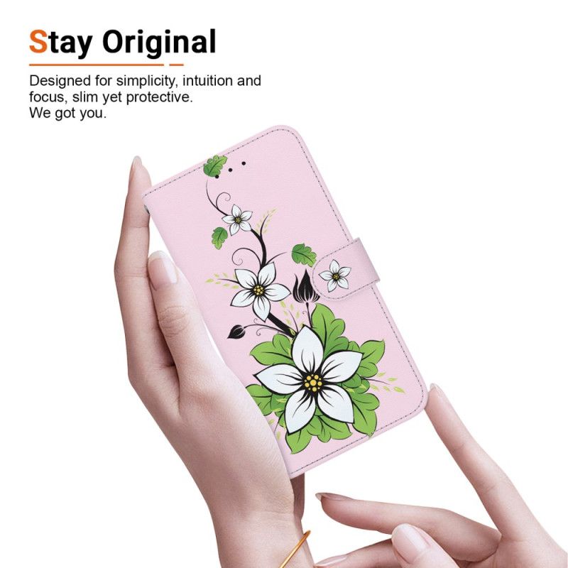 Flip Cover Sony Xperia 10 Vi Strappy Lily