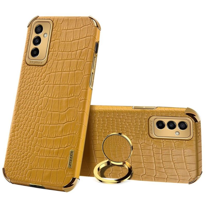 Cover Samsung Galaxy M23 5G Croc Effekt Med Ring