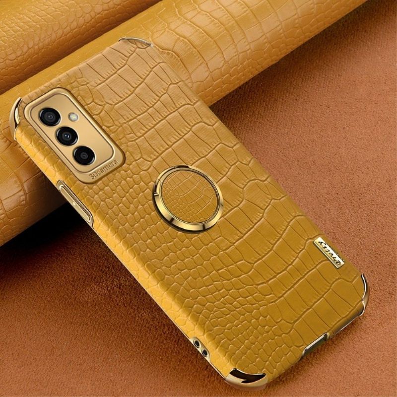 Cover Samsung Galaxy M23 5G Croc Effekt Med Ring