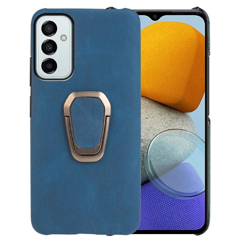 Cover Samsung Galaxy M23 5G Hemming Imiteret Læder Med Stativ