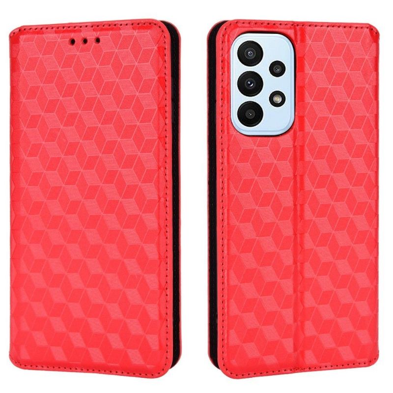 Flip Cover Samsung Galaxy M23 5G Læder Cover Designgeometri