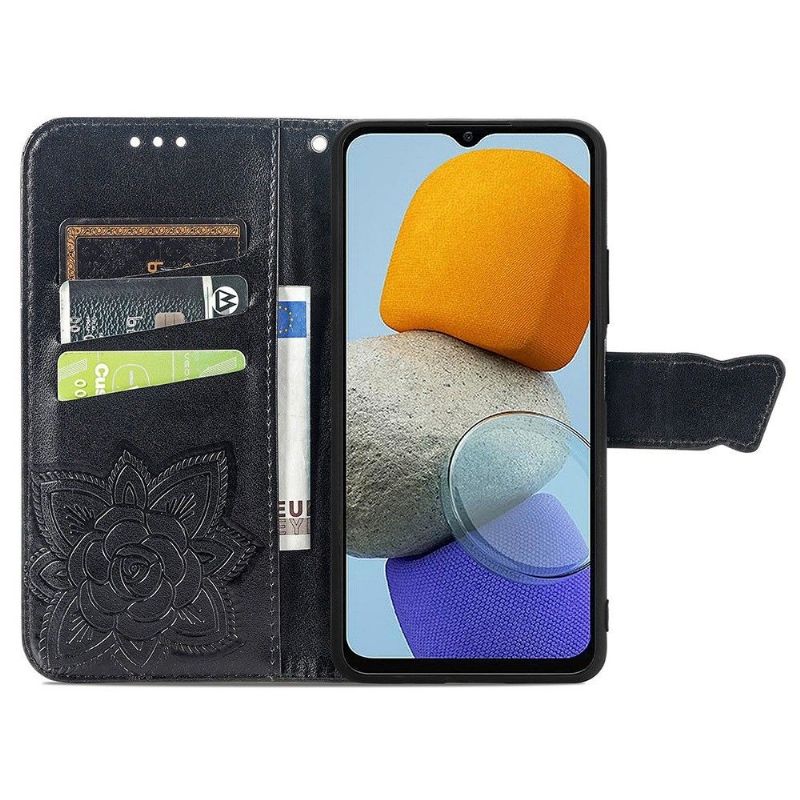 Flip Cover Samsung Galaxy M23 5G Relief Sommerfugl