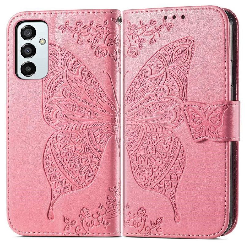 Flip Cover Samsung Galaxy M23 5G Relief Sommerfugl