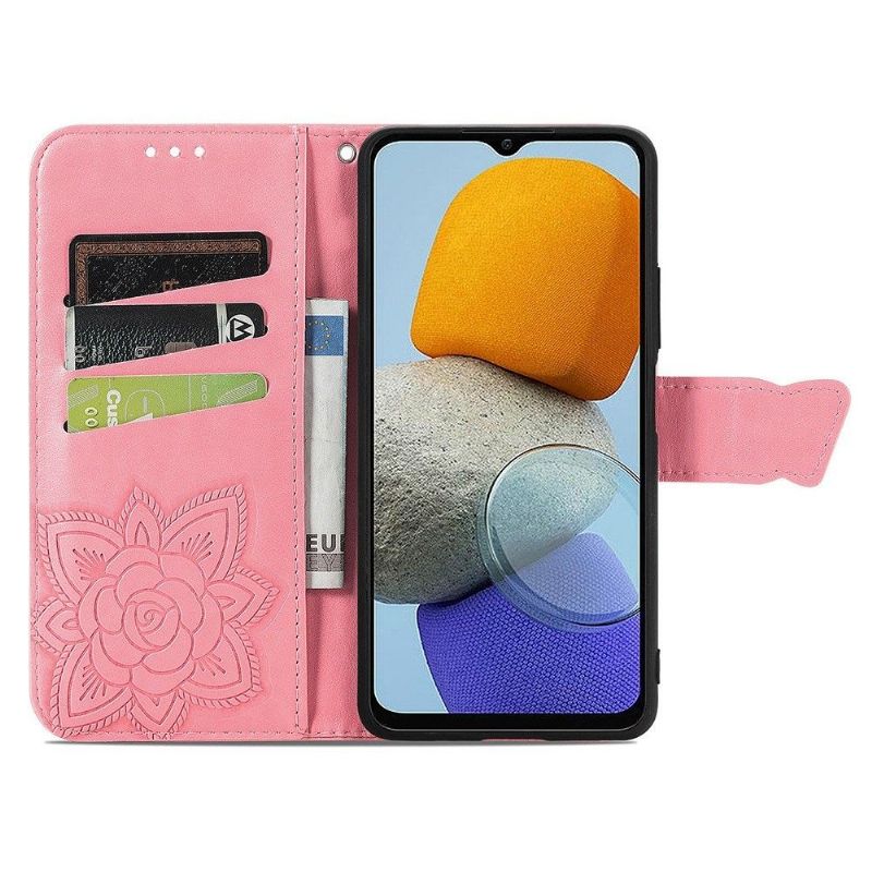 Flip Cover Samsung Galaxy M23 5G Relief Sommerfugl