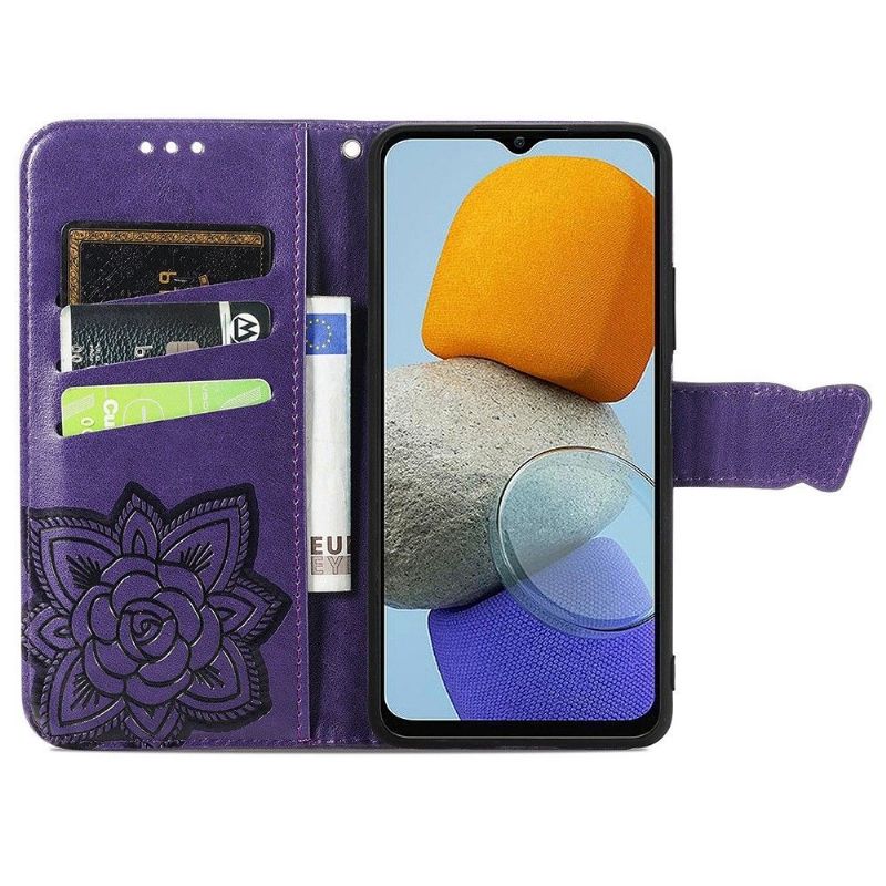 Flip Cover Samsung Galaxy M23 5G Relief Sommerfugl