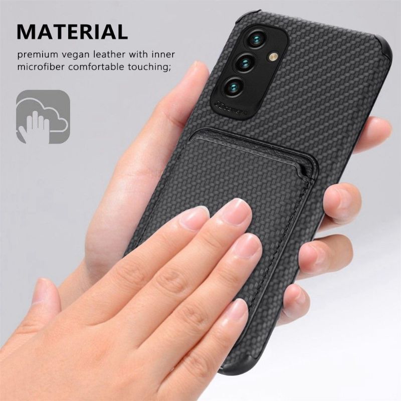 Mobilcover Samsung Galaxy M23 5G Carbon Fiber Magnetic Card Holder