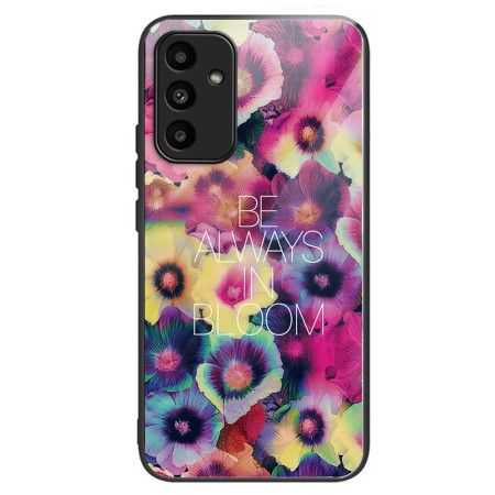 Cover Samsung Galaxy A15 Farverige Blomster Af Hærdet Glas