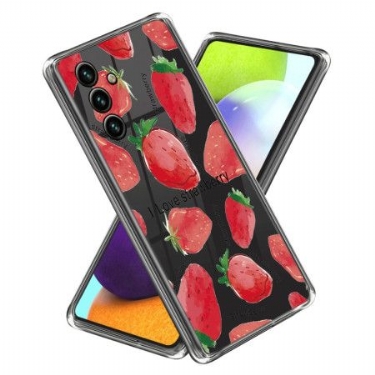 Cover Samsung Galaxy A15 Jordbær