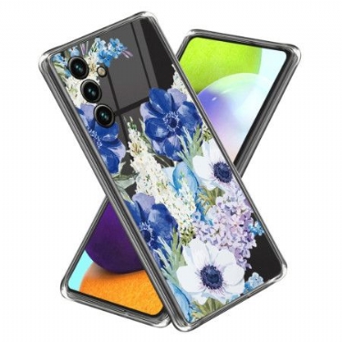 Cover Samsung Galaxy A15 Telefon Etui Blomster