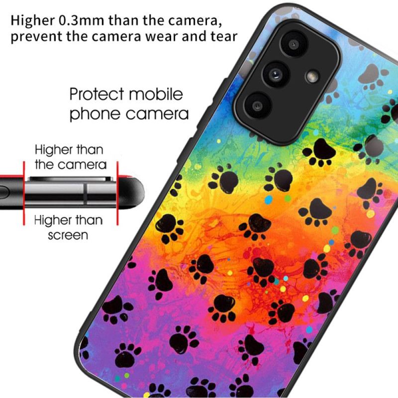 Cover Samsung Galaxy A15 Telefon Etui Fingeraftryk Af Hærdet Glas