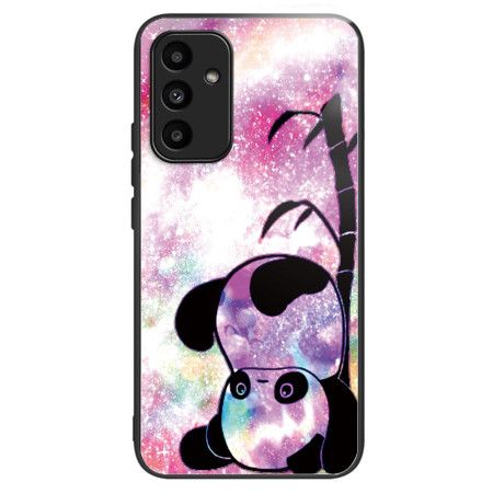 Cover Til Samsung Galaxy A15 Sød Panda Hærdet Glas