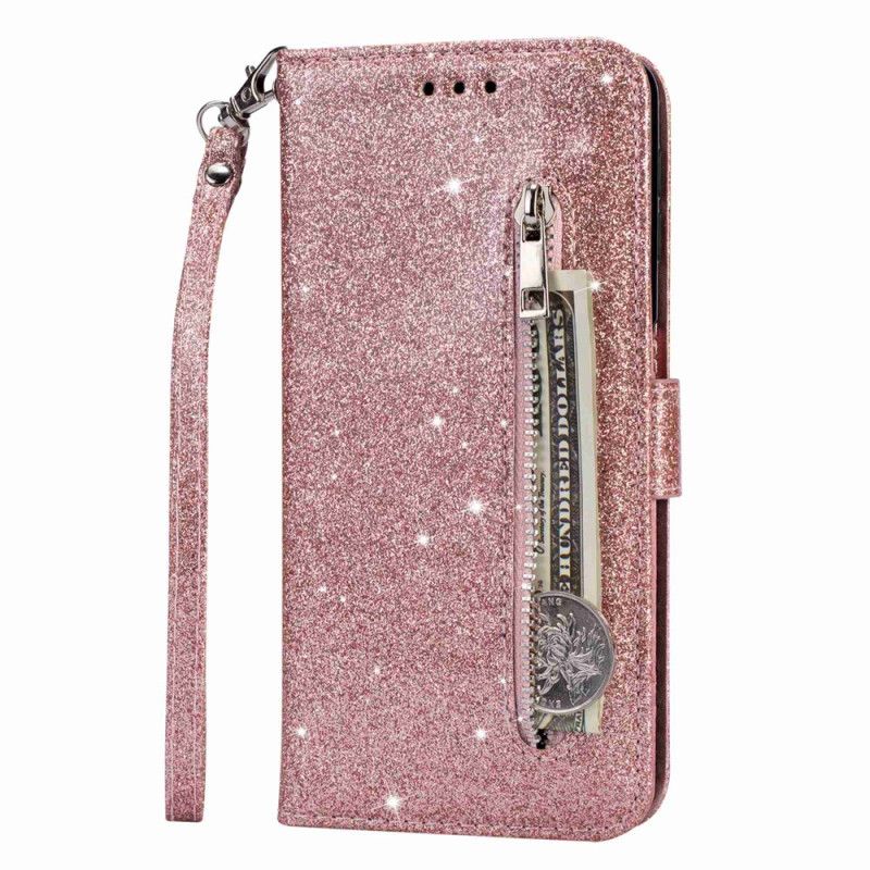 Flip Cover Samsung Galaxy A15 Glitter Front Møntpung