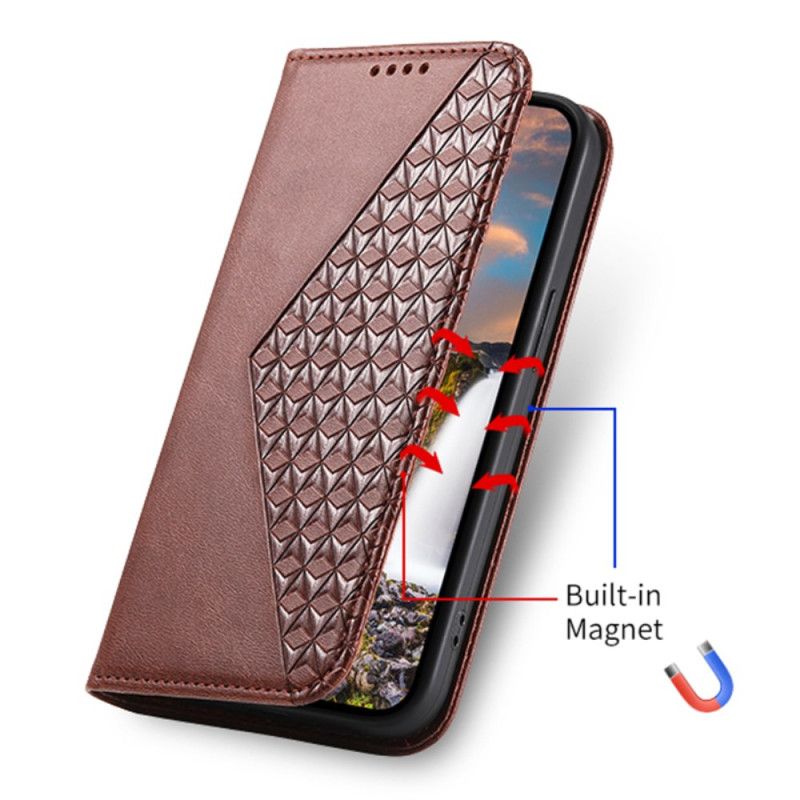 Læder Cover Samsung Galaxy A15 Telefon Etui 3d Diamanttrykt Tegnebog