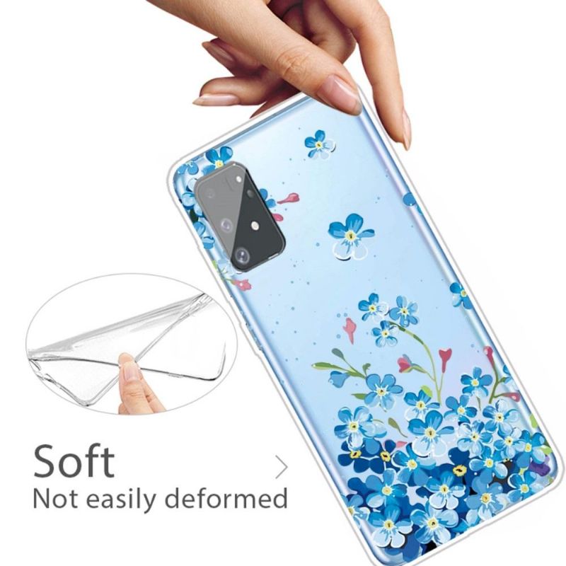 Cover Samsung Galaxy S10 Lite Blå Blomster