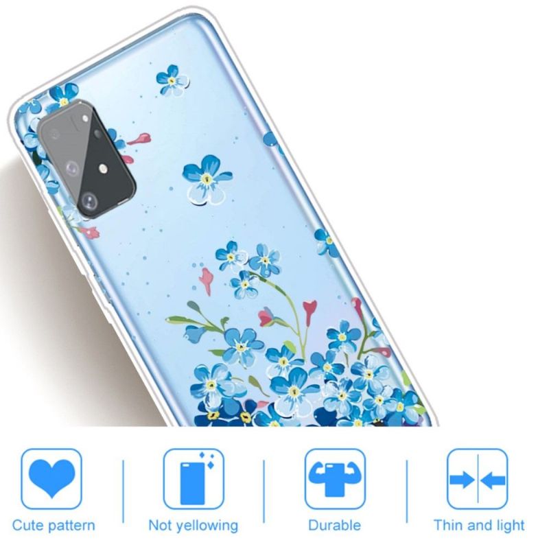 Cover Samsung Galaxy S10 Lite Blå Blomster