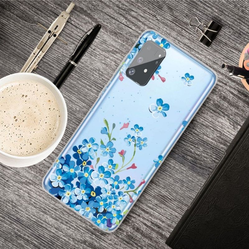 Cover Samsung Galaxy S10 Lite Blå Blomster