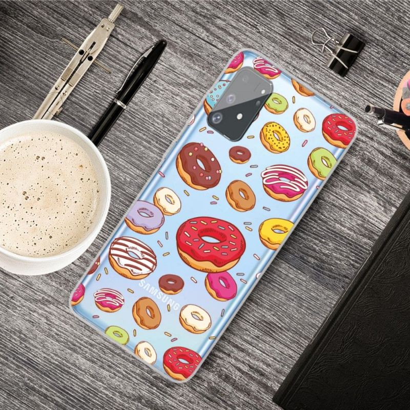 Cover Samsung Galaxy S10 Lite Gennemsigtige Donuts