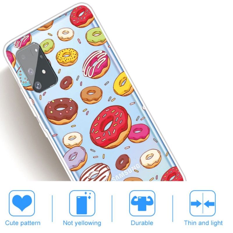 Cover Samsung Galaxy S10 Lite Gennemsigtige Donuts