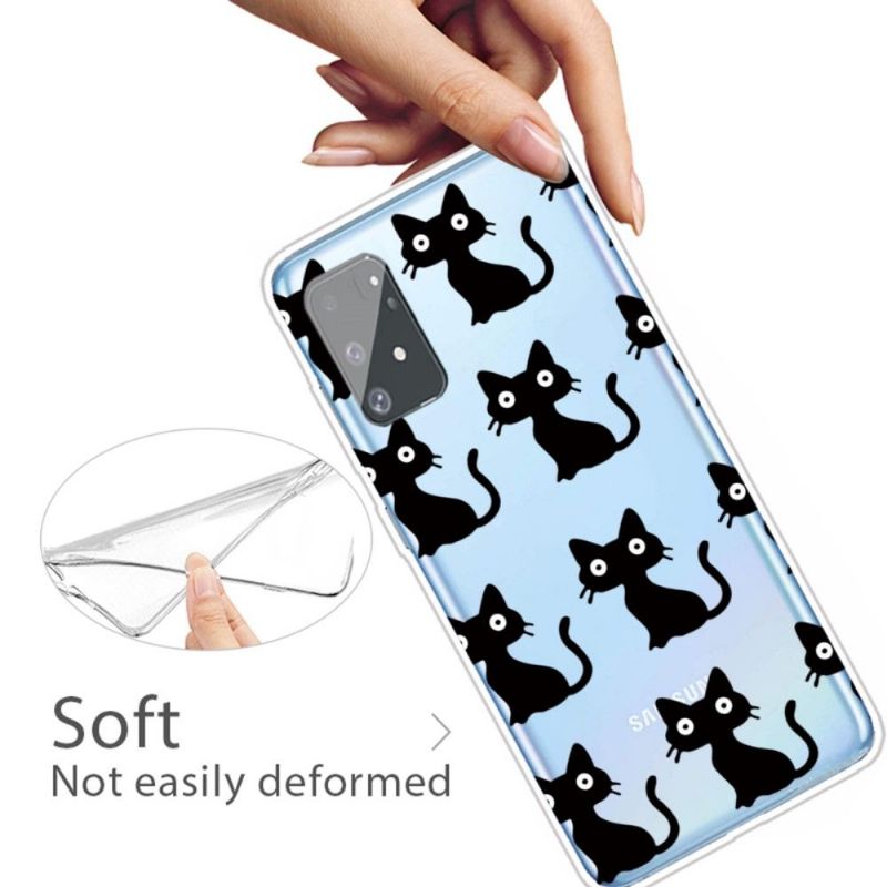 Cover Samsung Galaxy S10 Lite Gennemsigtige Sorte Katte