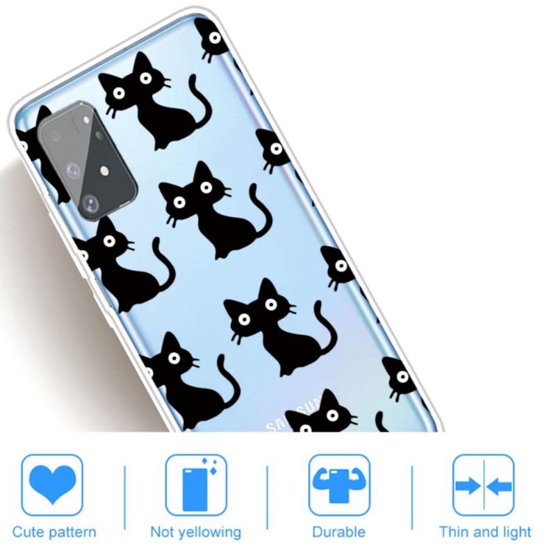 Cover Samsung Galaxy S10 Lite Gennemsigtige Sorte Katte