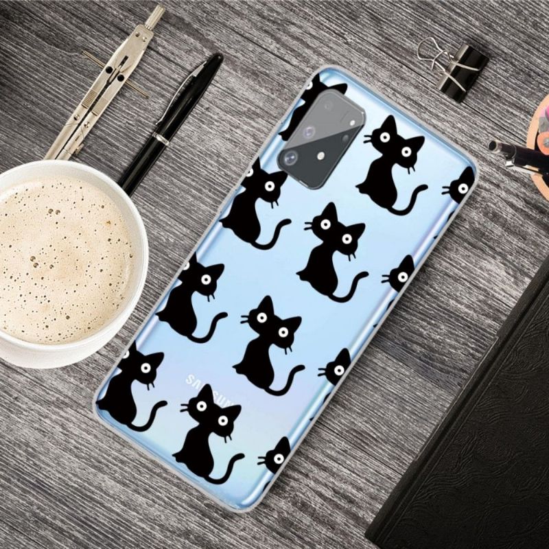 Cover Samsung Galaxy S10 Lite Gennemsigtige Sorte Katte