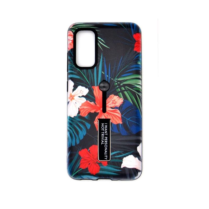 Cover Samsung Galaxy S10 Lite Hemming Tropical Leaves Support Feature