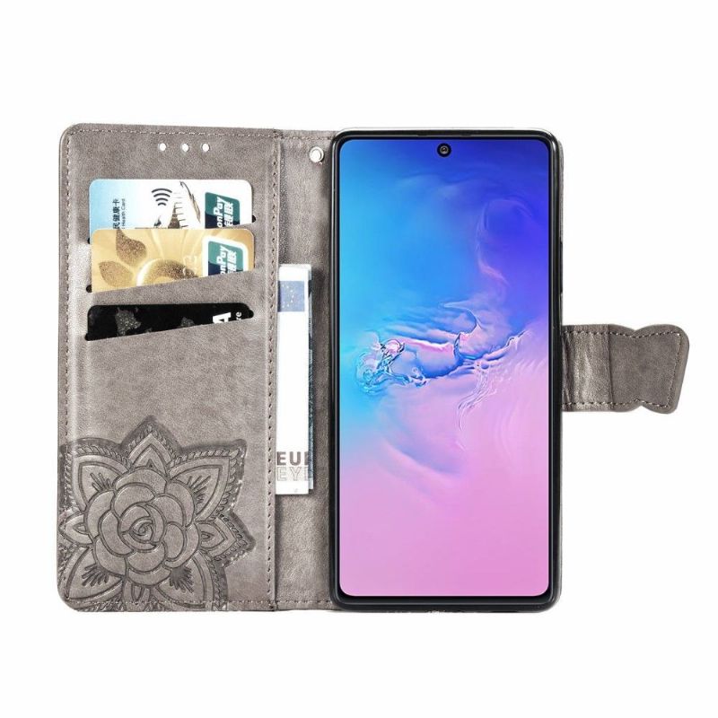 Etui Samsung Galaxy S10 Lite Relief Sommerfugl