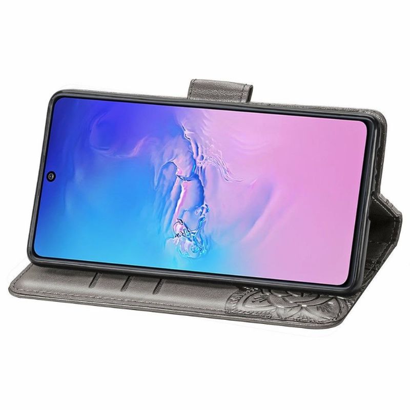 Etui Samsung Galaxy S10 Lite Relief Sommerfugl