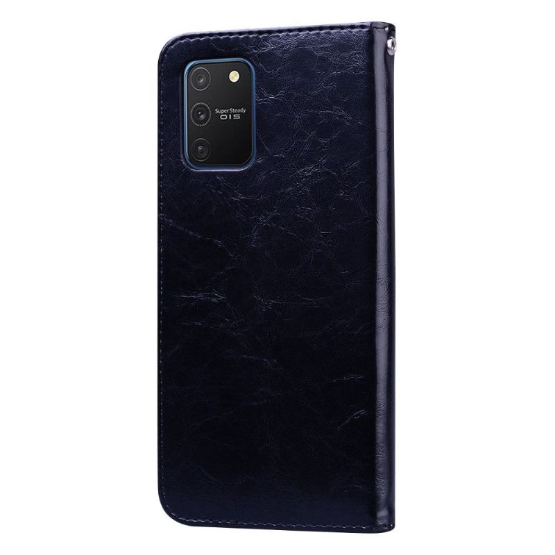 Flip Cover Samsung Galaxy S10 Lite Deluxe Vintage Lædereffekt