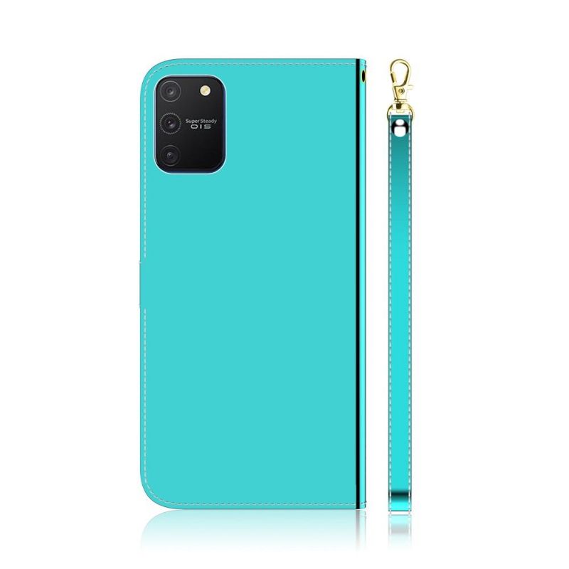 Flip Cover Samsung Galaxy S10 Lite Spejleffekt I Imiteret Læder