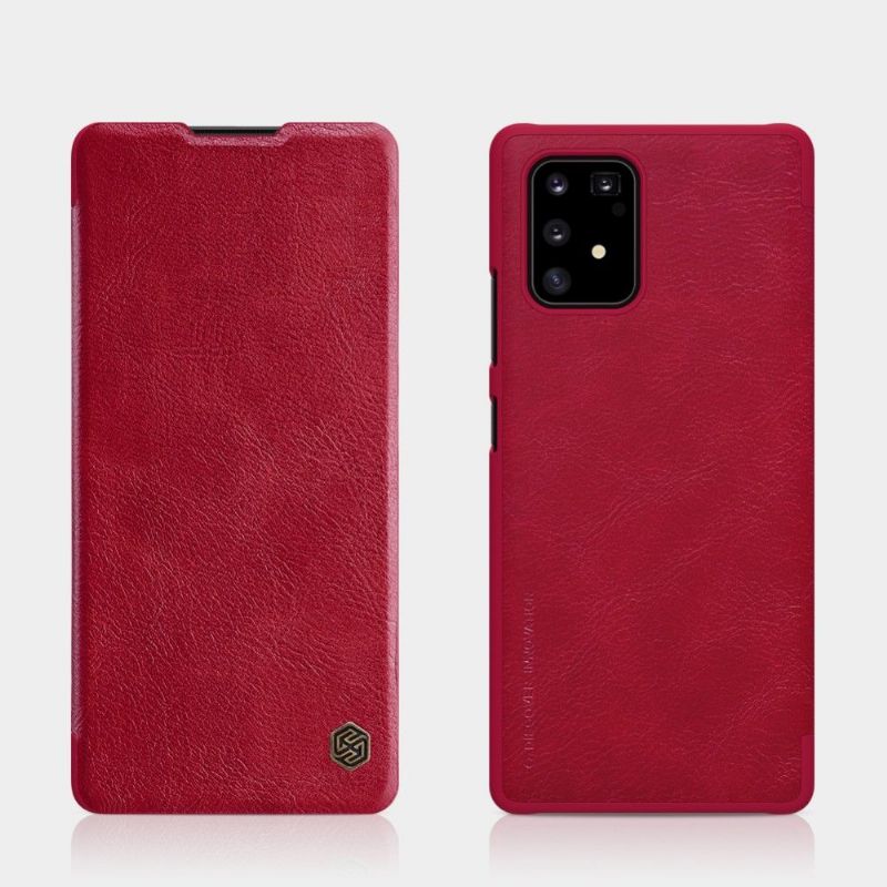 Læder Cover Samsung Galaxy S10 Lite Original Qin-serien Imiteret Læder