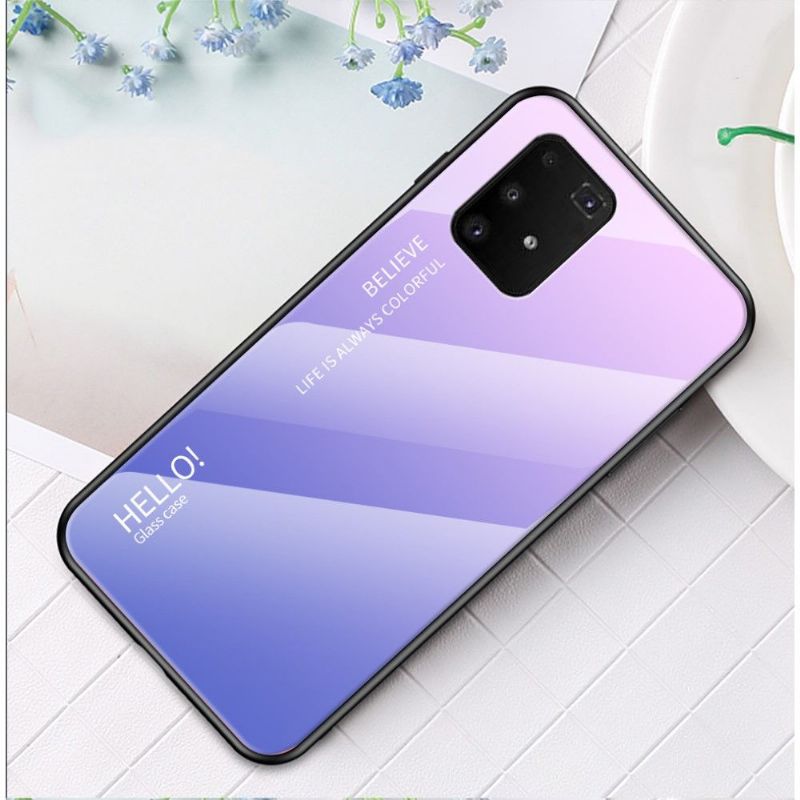 Mobilcover Samsung Galaxy S10 Lite Original Farvegradient Glasbagside