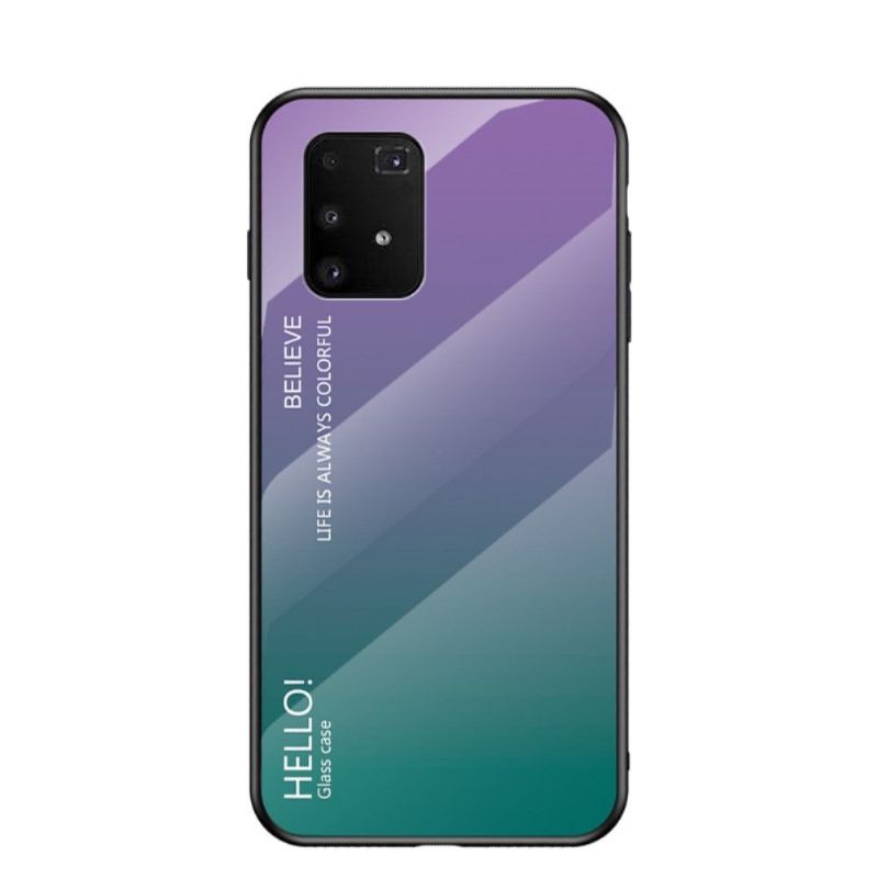 Mobilcover Samsung Galaxy S10 Lite Original Farvegradient Glasbagside